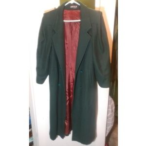 Jofeld Green Wool Coat